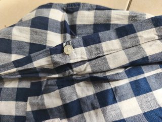Set camicia a quadri e shorts in denim