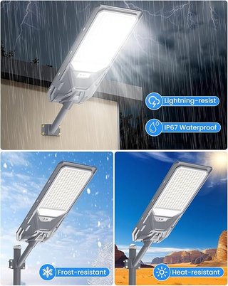 Gefolly Farola Solar Exterior 6500K sensor IP67