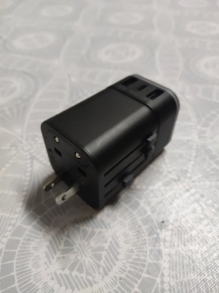 Cargador Viaje Universal Modular Negro