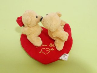 2 Peluches Pequeños Corazón