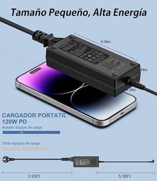 Caricabatterie shefor 120W per ASUS VivoBook Pro N750 G50