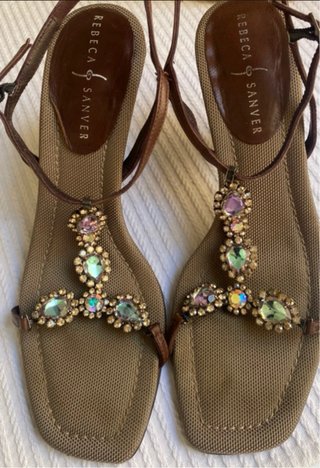 Sandalias Rebeca Sanver Fiesta Pedrería
