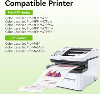 Swiss Toner 415A con chip HP MFP M479fnw 4 Pack