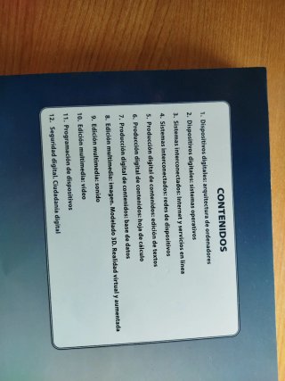 Libro texto de bachillerato