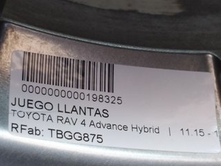 TOYOTA RAV 4 Advance Hybrid JUEGO LLANTAS