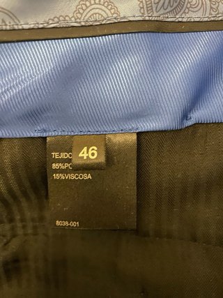 Traje de chaqueta azul
