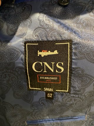 Traje de chaqueta azul