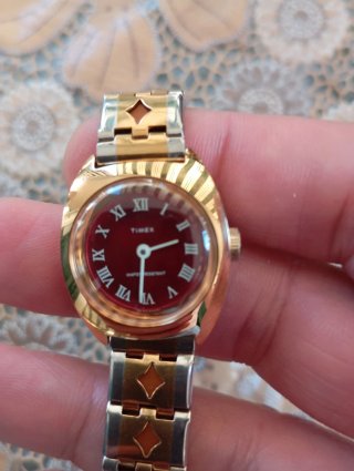 Orologio Timex Vintage Donna Oro Argento