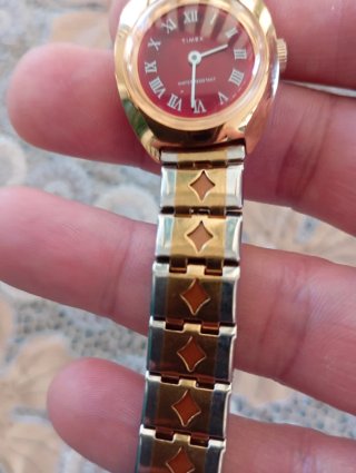 Orologio Timex Vintage Donna Oro Argento