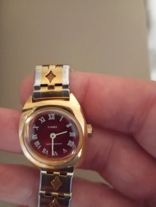 Orologio Timex Vintage Donna Oro Argento