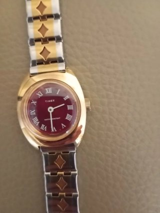 Orologio Timex Vintage Donna Oro Argento