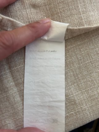 Tovaglia beige cotone 60% e poliestere