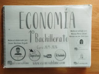 Libro de economía 1 bachillerato