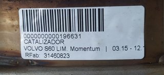 VOLVO S60 LIM. Momentum CATALIZADOR