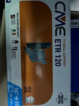 Soporte Pared TV CME ETR 120