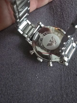 Reloj Emporio Armani Cronógrafo Negro/Plata
