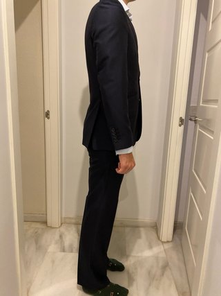 Traje azul marino