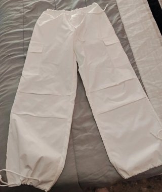 Pantalón largo blanco fino