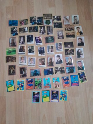 Lote 48 cromos Harry Potter + 13 Stumble Guys