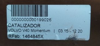 VOLVO V40 Momentum CATALIZADOR