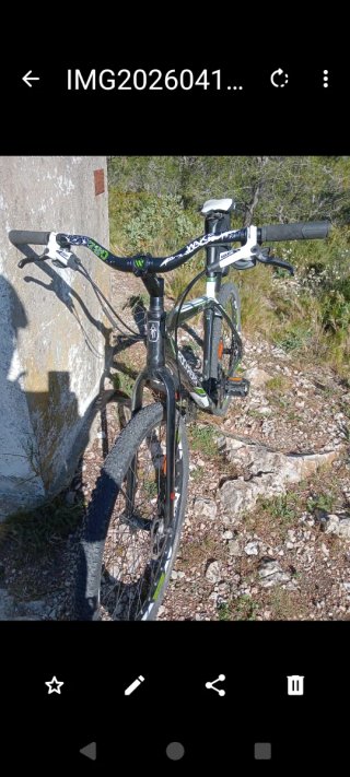 Bicicleta carbono Rockrider 8XC replica