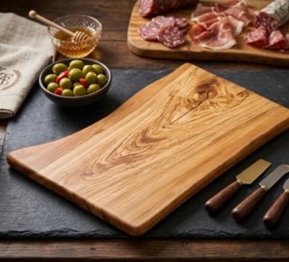 Tagliere Ulivo live edge