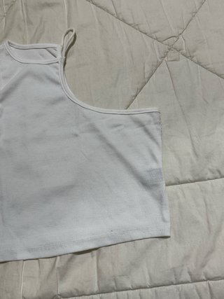 Top Shein bianco taglia M