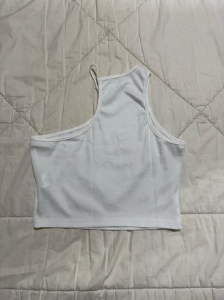 Top Shein bianco taglia M