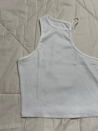 Top Shein bianco taglia M
