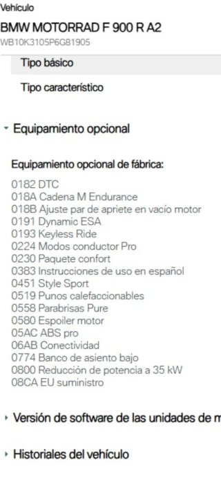 BMW F900R Azul y Blanca