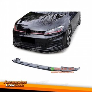 Spoiler delantero labio negro brillante para VW G