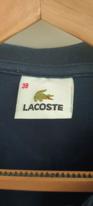 Polo Lacoste chica azul