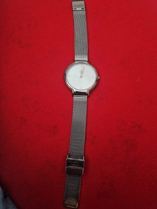Reloj TOUS Malla Milanesa Plata/Blanco