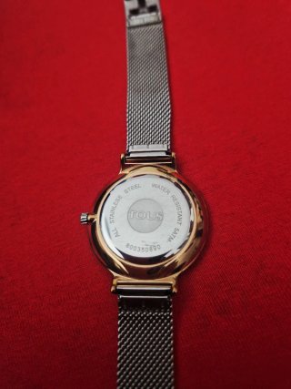 Reloj TOUS Malla Milanesa Plata/Blanco