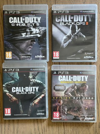 Lote 4 Juegos PS3 Call of Duty