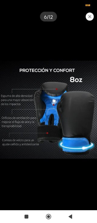 Saco de boxeo y guantes