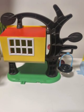 Conjunto Juguetes Peppa Pig: casa, coches