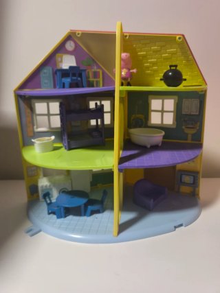 Conjunto Juguetes Peppa Pig: casa, coches