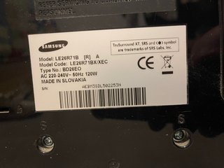 Negociable-Televisor Samsung LE26R71B Negro