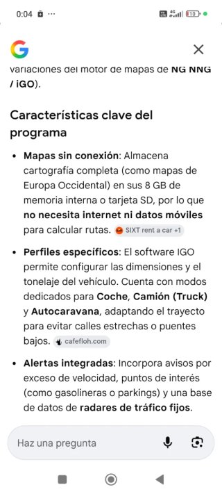 GPS Navegador Coche