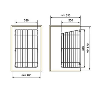 Cesta de lavandería Emuca 450mm