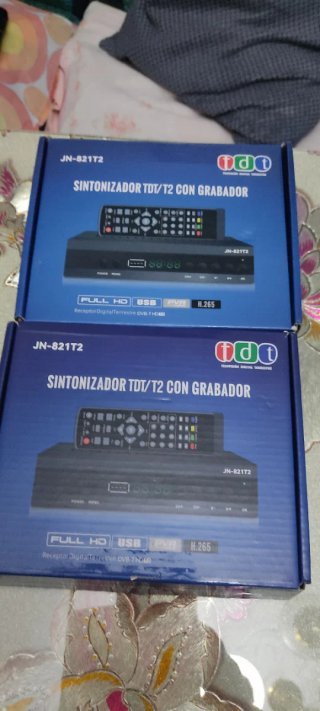 2 Descodificadores TDT JN-821T2 Nuevos