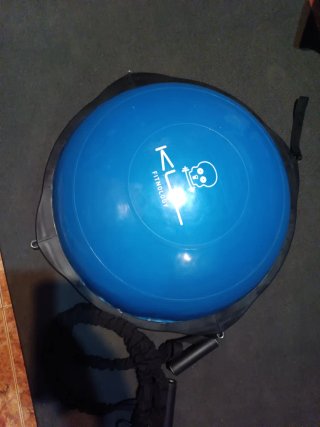 Bosu de ejercicios azul.70cm