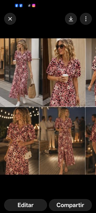 Vestido estampado animal print  a estrenar .