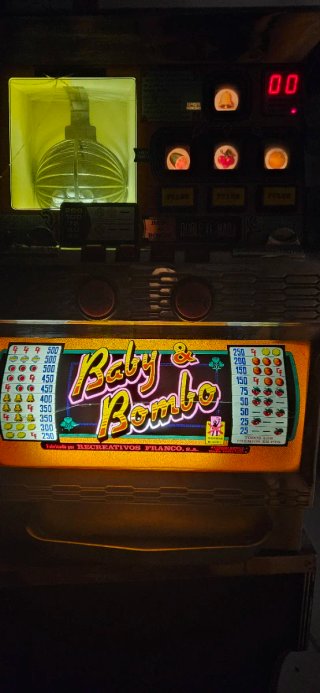 Maquima Tragaperras Baby Bombo Recreativos Franco