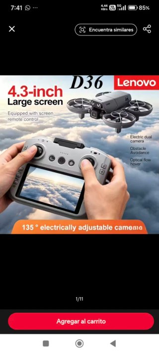 Dron D36 Mini Drone Inteligente