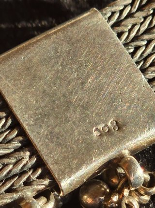 Gargantilla Plata Vintage Piedras Rojas