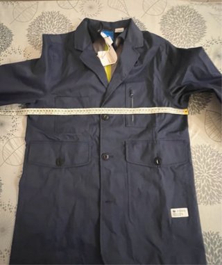 Giacca Adidas blu leggera
