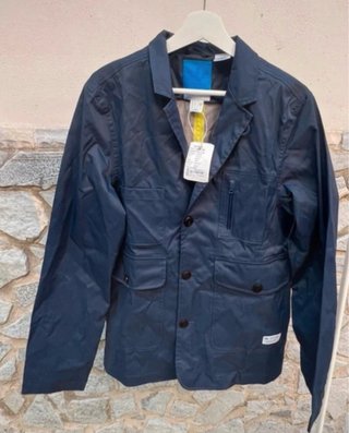 Giacca Adidas blu leggera