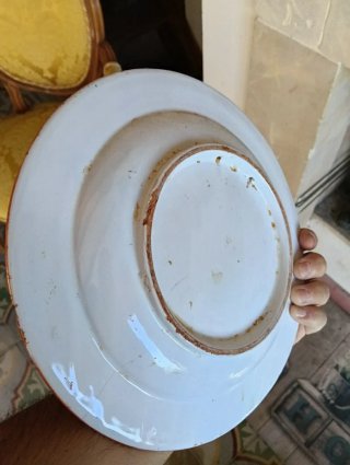 Piatto decorativo Ariano Irpino, ceramica Italy